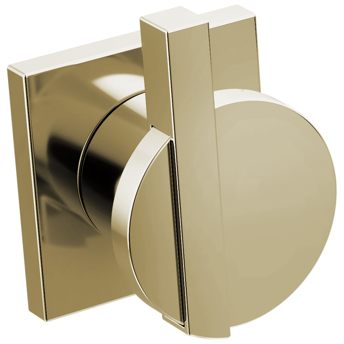 Brizo Frank Lloyd Wright HW70422 Two-Handle Wall Mount Tub Filler Lunar Handle Kit - Polished Nickel