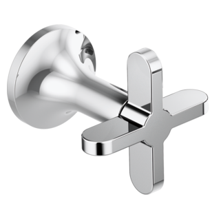 Brizo Odin: Wall Mount Tub Filler Cross Handles