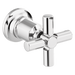 Brizo Invari: Two-Handle Wall Mount Tub Filler Cross Handle Kit