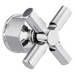 Brizo Invari: Single-Handle Floor Mount Tub Filler Cross Handle Kit