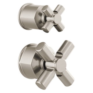 Brizo Invari: Pressure Balance Valve with Integrated Diverter Trim Cross Handle Kit