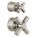 Brizo Invari: Pressure Balance Valve with Integrated Diverter Trim Cross Handle Kit