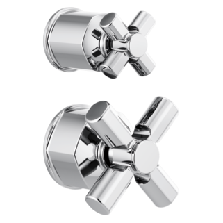 Brizo Invari: Pressure Balance Valve with Integrated Diverter Trim Cross Handle Kit