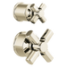 Brizo Invari: Pressure Balance Valve with Integrated Diverter Trim Cross Handle Kit
