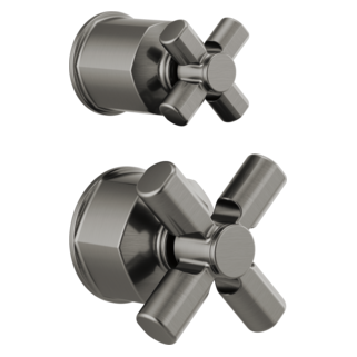 Brizo Invari: Pressure Balance Valve with Integrated Diverter Trim Cross Handle Kit