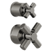Brizo Invari: Pressure Balance Valve with Integrated Diverter Trim Cross Handle Kit