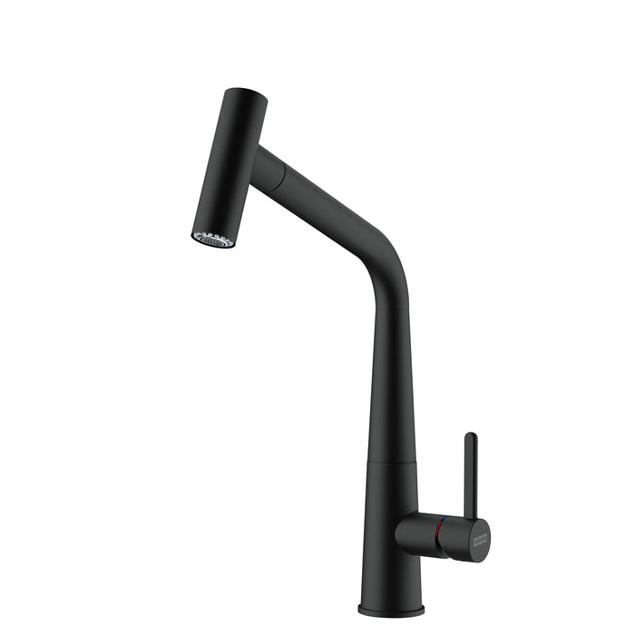 Franke Icon Single Handle Pull-Out Kitchen Faucet - Matte Black
