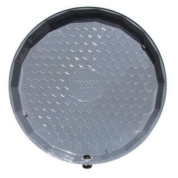 IPS 87115 23" Plastic Water Heater Drain Pan w/ PVC Adapter