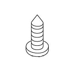 KOHLER K-[ "1078905", "1078905-A" ] Screw, #10 Cr Pan HD Wood