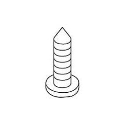 KOHLER K-[ "1078905", "1078905-B" ] Screw, #10 Cr Pan HD Wood