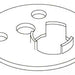 KOHLER K-79361 Mounting Plate, Plated