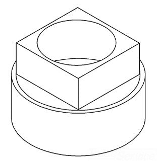 KOHLER K-85962 Union Body 1/2