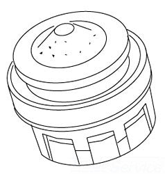 KOHLER K-79440 Insert, Aerator, 2.2 Gpm, Pca