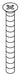 KOHLER K-1012873 Screw, 8-32 X 1.750, Countersunk