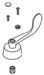 KOHLER K-1000442-CP Triton Wb Handle Kit