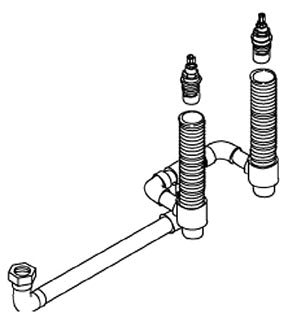 KOHLER K-1001689 Supply Valve Assy.