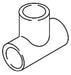 KOHLER K-1005972 Tee, Pvc, 1.25 X 1.25 X 1