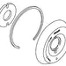 KOHLER K-1006784-CP Escutcheon Assembly