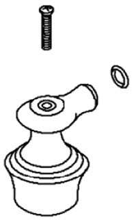 KOHLER K-1007376-CP Lever Hdl/Less Insert Service Kit,Small