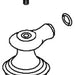 KOHLER K-1007376-CP Lever Hdl/Less Insert Service Kit,Small