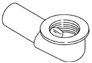 KOHLER K-1007554 Elbow & Tube Sa, Drain, 1.5