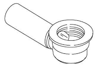 KOHLER K-1007561 Elbow & Tube Sa, Drain, 1.5