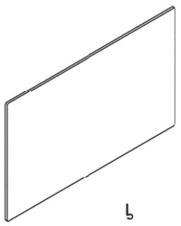 KOHLER K-1010993-96 Access Panel Assy, 1357-La/Ra