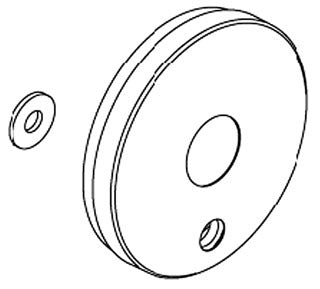 KOHLER K-1012573-CP Faceplate W/Div Kit