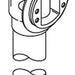 KOHLER K-1014852 Elbow & Tube Sa, Overflow, 1.5
