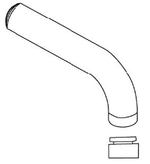 KOHLER K-1016456-CP 90 Deg. Spout Service Kit