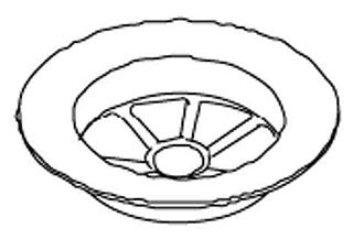 KOHLER K-1019023-VF Flange, Waste