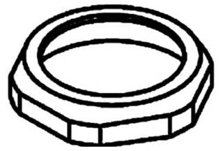 KOHLER K-28504-BN Nut, 1 1/2-11 1/2 Npsm