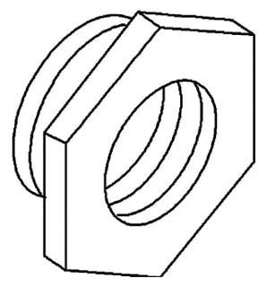 KOHLER K-32749-SN Nut, Packing