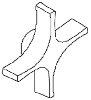 KOHLER K-87819-CP Handle, Large Cross