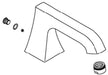 KOHLER K-88058-CP Spout Kit, Bath