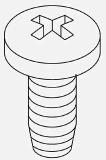 KOHLER K-97879 Screw,#8-32Unc-2A X .375