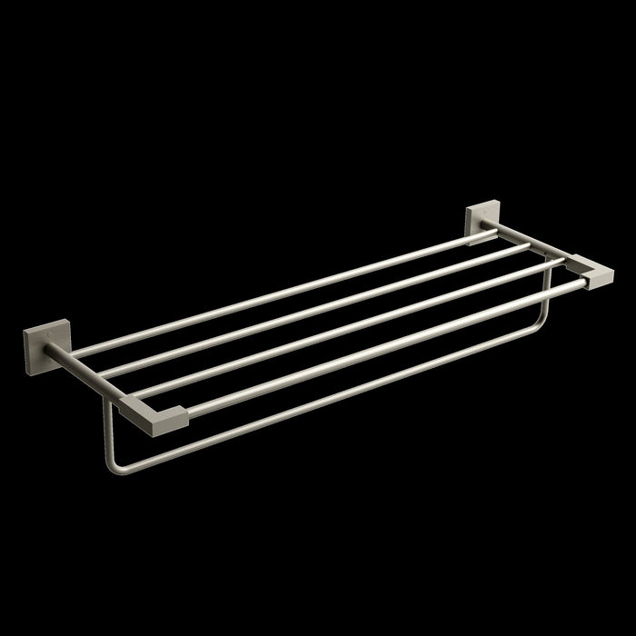 Riobel KS9 Kubik 24" Towel Bar With Shelf