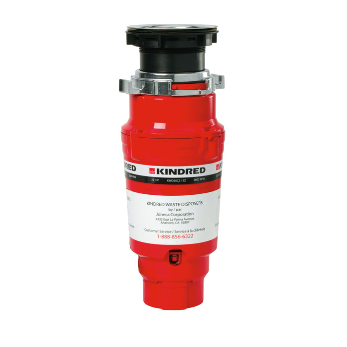 Kindred KWD50C2-EZ 1/2 Horse Power Continuous Feed Food Waste Disposer
