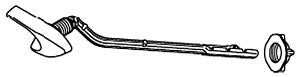 KOHLER K-1069724-0 Trip Lever Kit, Left