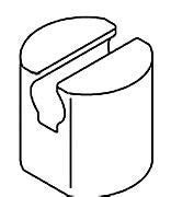 KOHLER K-1087050-02 Bumper, 1.42"