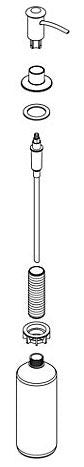 KOHLER K-1128147 Assembly-Soap/Lotion Dispenser