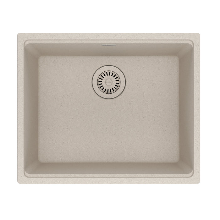 Franke Maris Undermount Single Bowl 21.63 x 17.81 in Granite Kitchen Sink - Champagne
