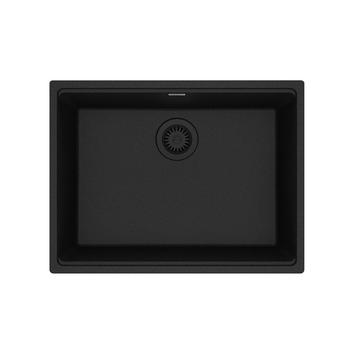 Franke Maris MAG11023 Undermount Single Bowl 25 x 18.94 in Granite Kitchen Sink - Onyx
