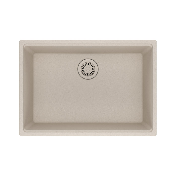 Franke Maris Undermount Single Bowl 27 x 19 in Granite Kitchen Sink - Champagne