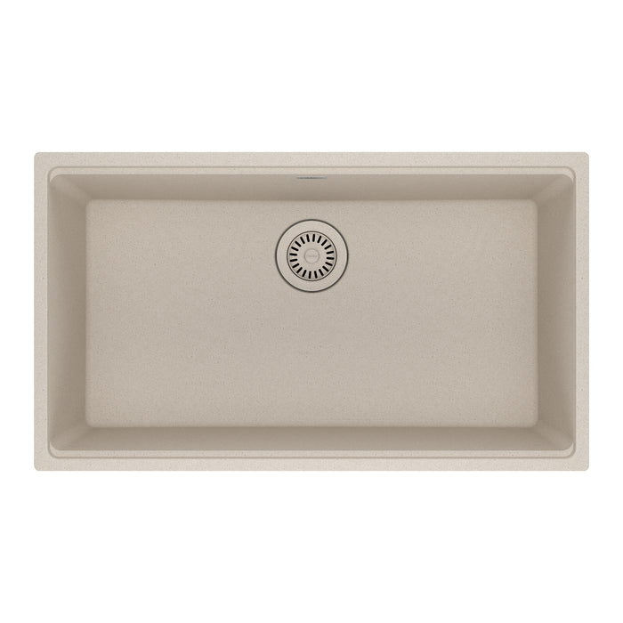 Franke Maris Undermount Single Bowl 31 x 17.81 in Granite Kitchen Sink - Champagne