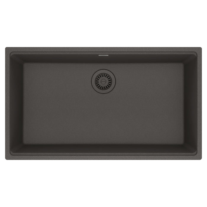 Franke Maris Undermount Single Bowl 33 x 18.94 in Granite Kitchen Sink - Slate Grey
