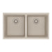Franke Maris MAG1201414 Undermount Double Bowl 31 x 17.81 in Granite Kitchen Sink - Champagne