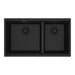 Franke Maris MAG1601611LD Undermount Double Bowl 31 x 17.81 in Granite Kitchen Sink - Matte Black