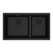 Franke Maris MAG1601611LD Undermount Double Bowl 31 x 17.81 in Granite Kitchen Sink - Onyx
