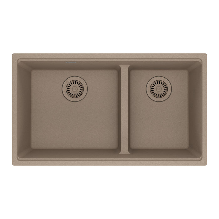 Franke Maris MAG1601611LD Undermount Double Bowl 31 x 17.81 in Granite Kitchen Sink - Oyster